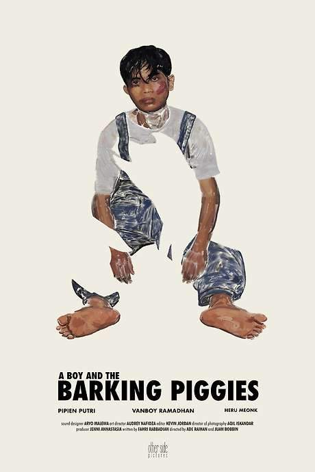 A Boy and the Barking Piggies